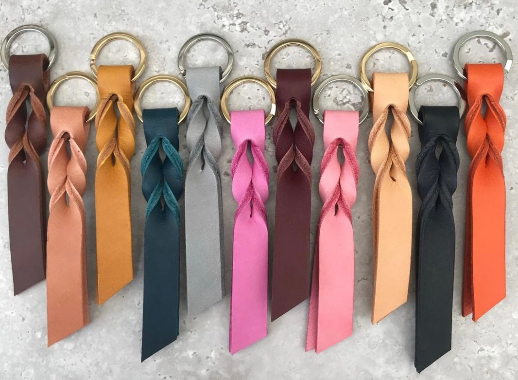 Twist Keyring - Various Colours