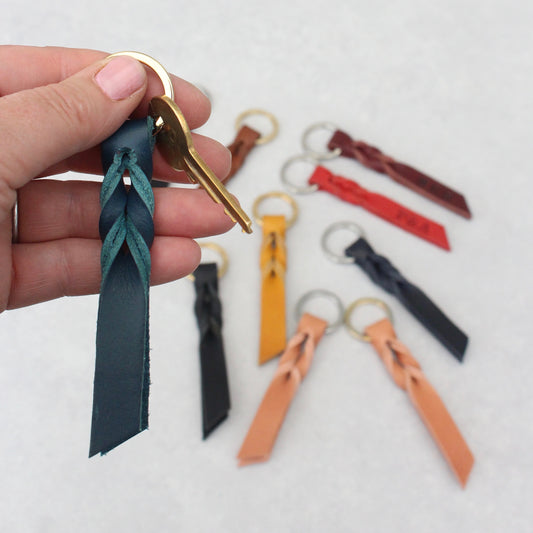 Twist Keyring - Rose Pink