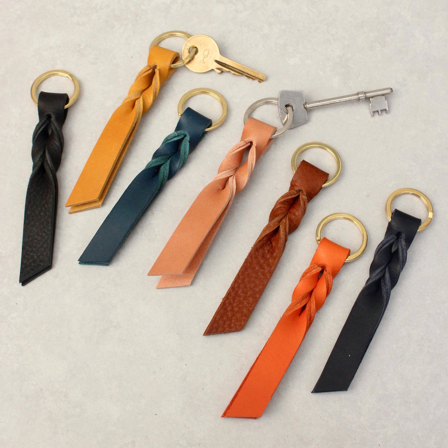 Twist Keyring - Various Colours