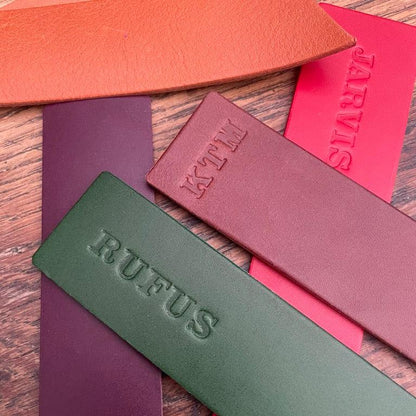 Leather Bookmark - Slanted