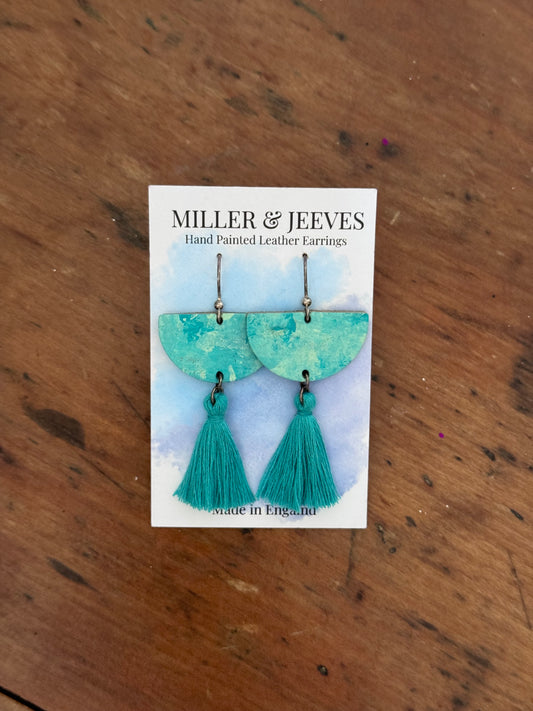 Sale - Tassel Earrings turquoise