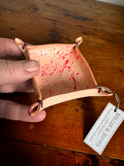 Mini Tray Tidy - natural/pink