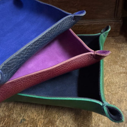 Leather & Suede Tray Tidy