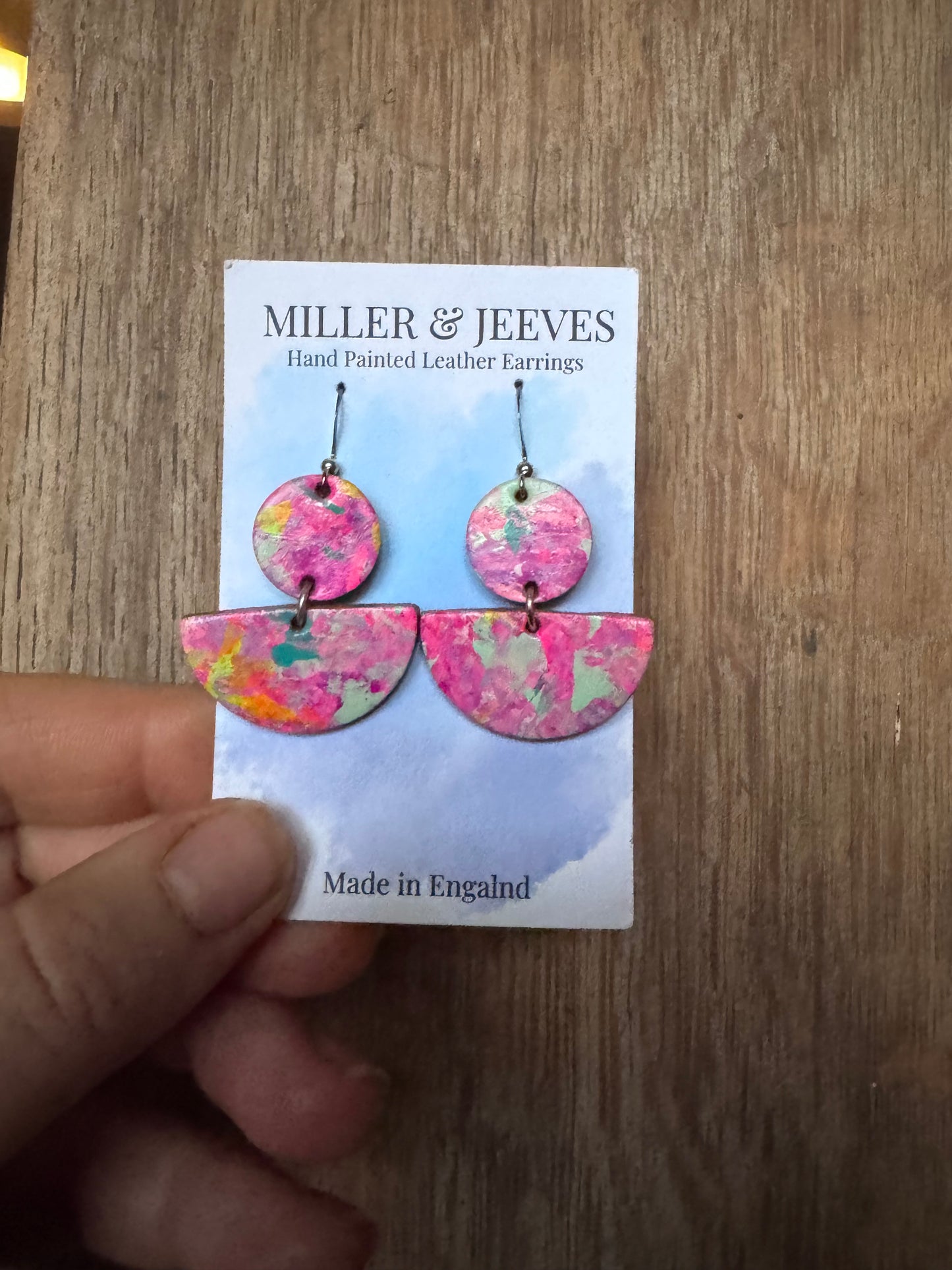 Sale - Lulworth Earrings - pink mix