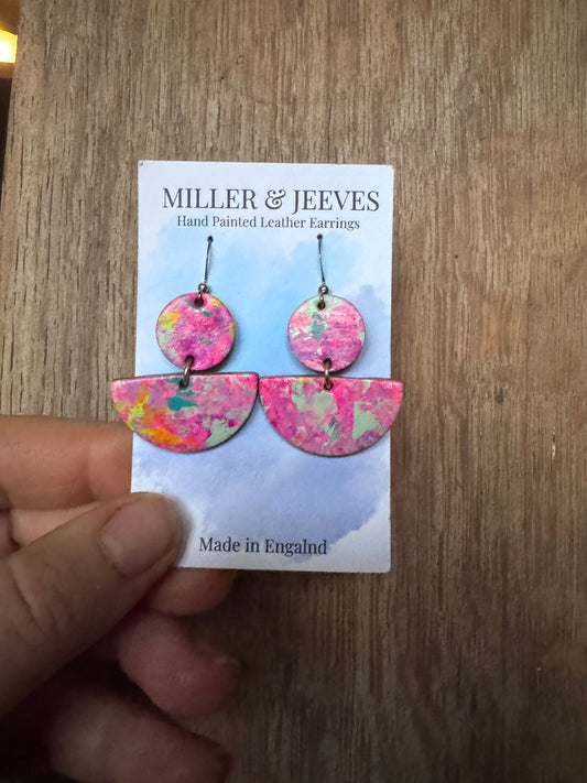 Sale - Lulworth Earrings - pink mix