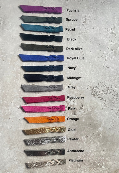 Hand Painted Leather Bookmark