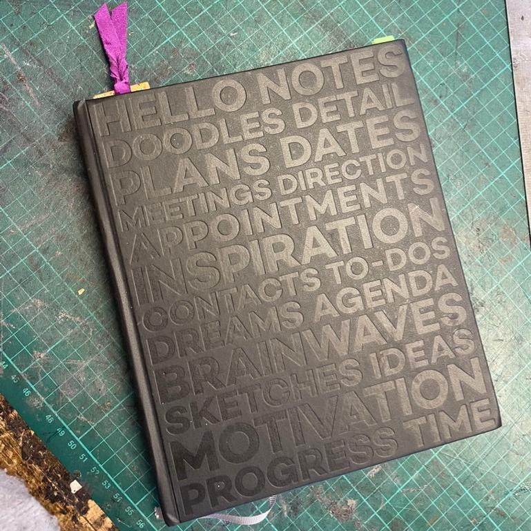 Hand Painted Leather Bookmark