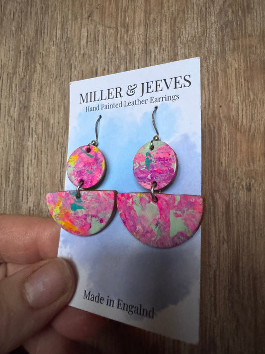 Sale - Lulworth Earrings - pink mix