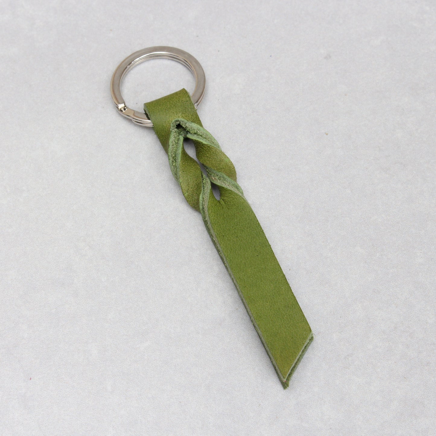 Twist Keyring - Lime Green