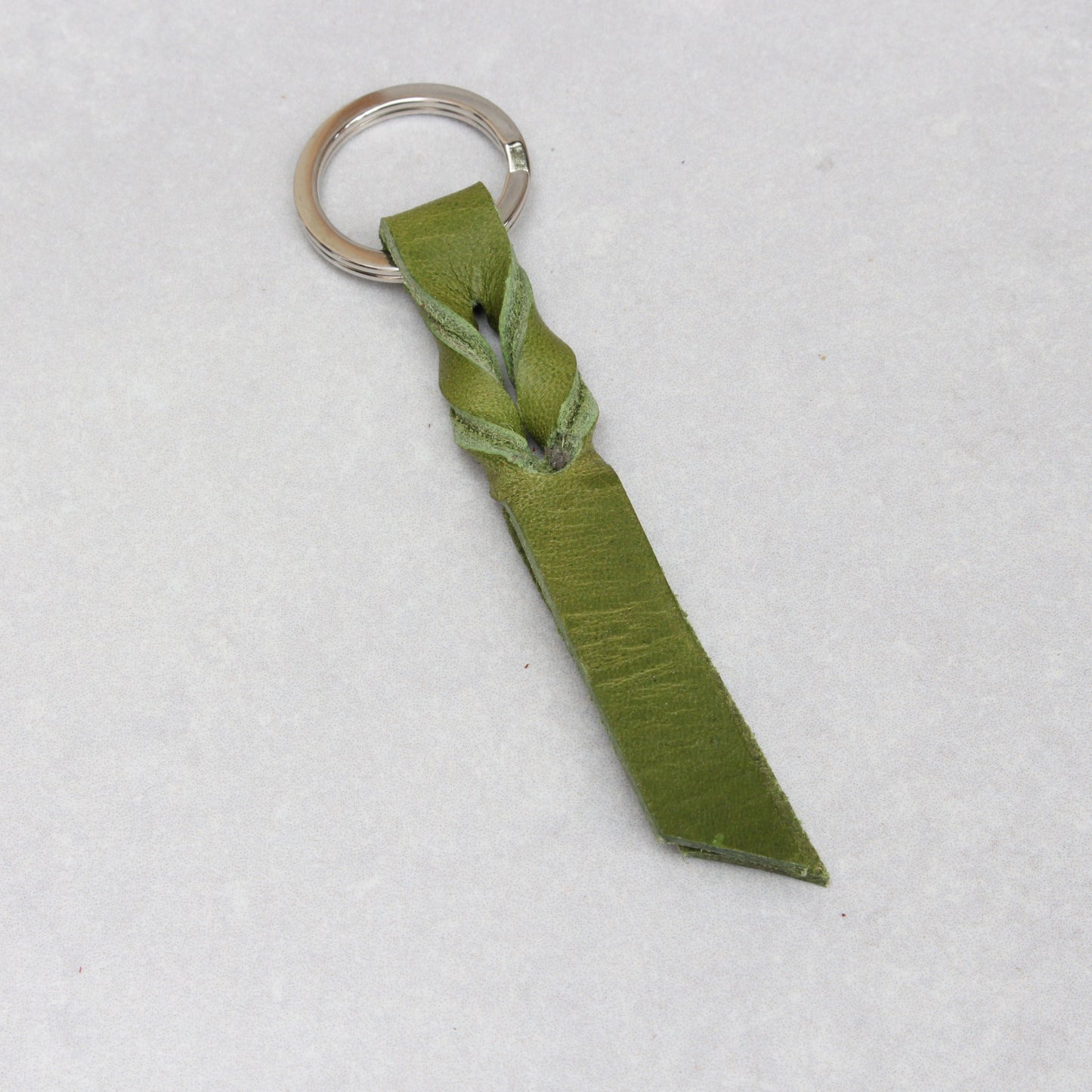 Twist Keyring - Lime Green