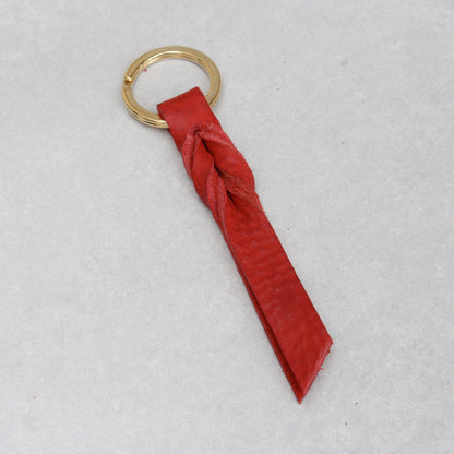 Twist Keyring - Red Smooth