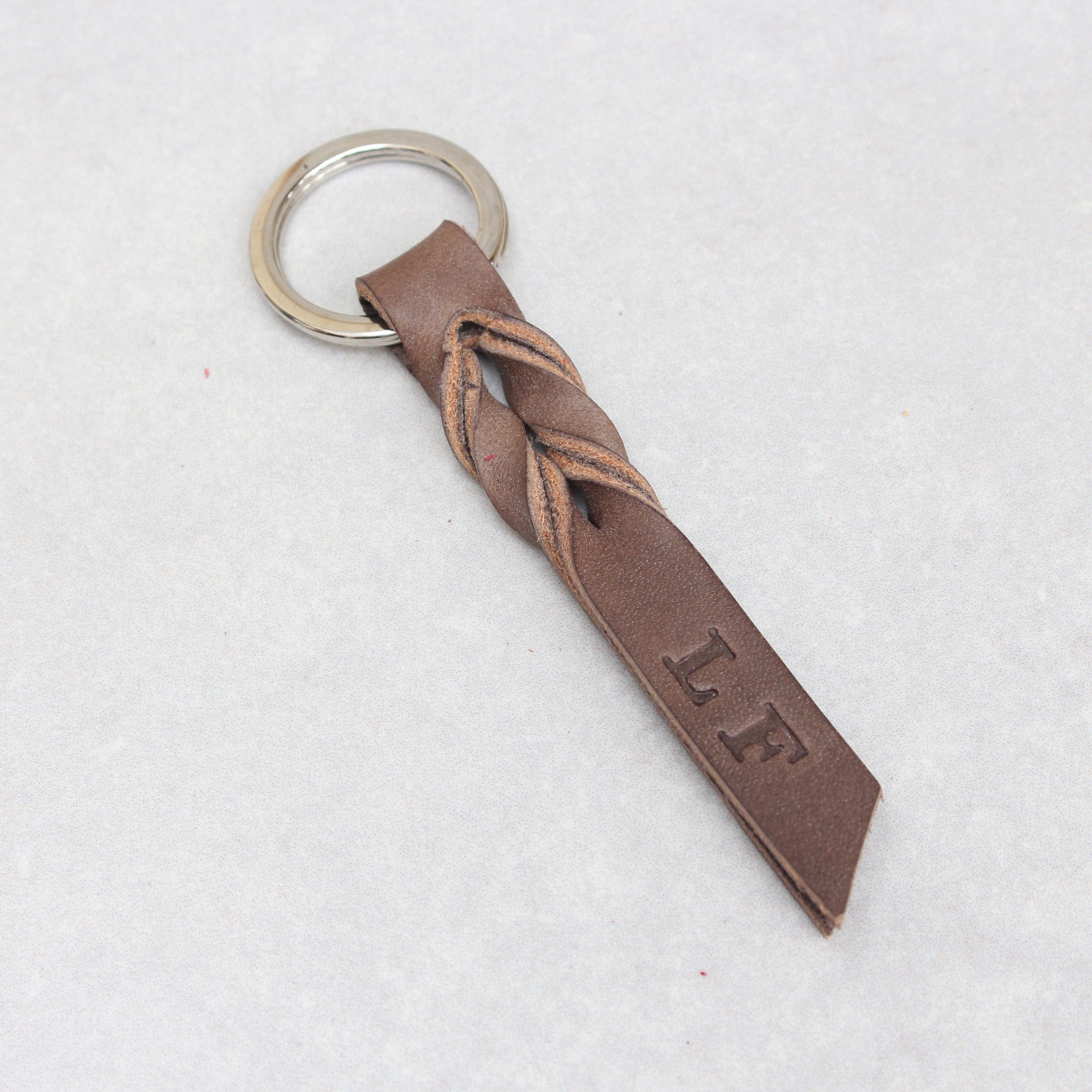 Twist Keyring - Red Smooth