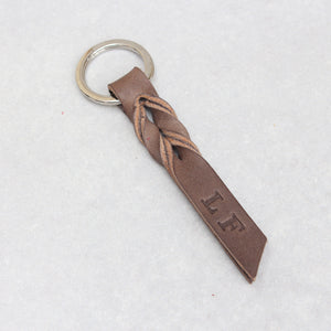 Twist Keyring - Red Smooth