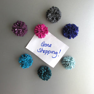 Pompom Magnet - Aqua