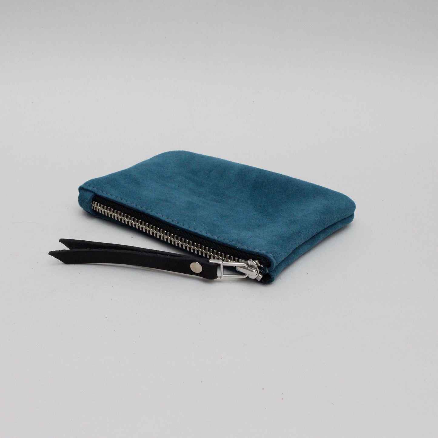 Foxcombe Coin Purse - Teal Suede