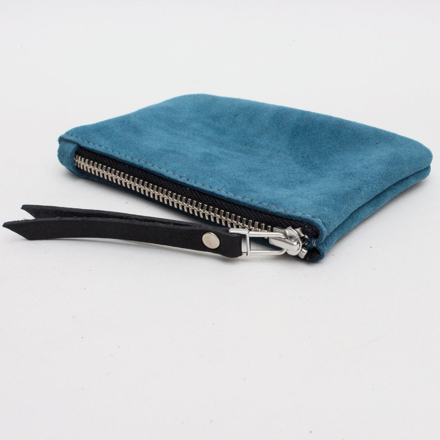 Foxcombe Coin Purse - Teal Suede