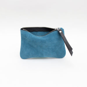 Foxcombe Coin Purse - Teal Suede