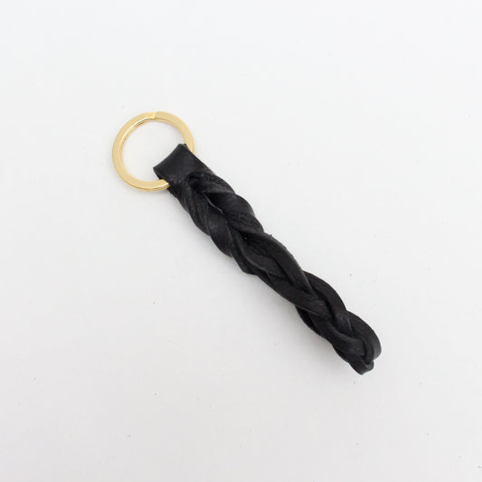 Buscot Plaited Key Loop - Black