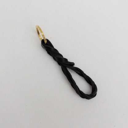 Buscot Plaited Key Loop - Black