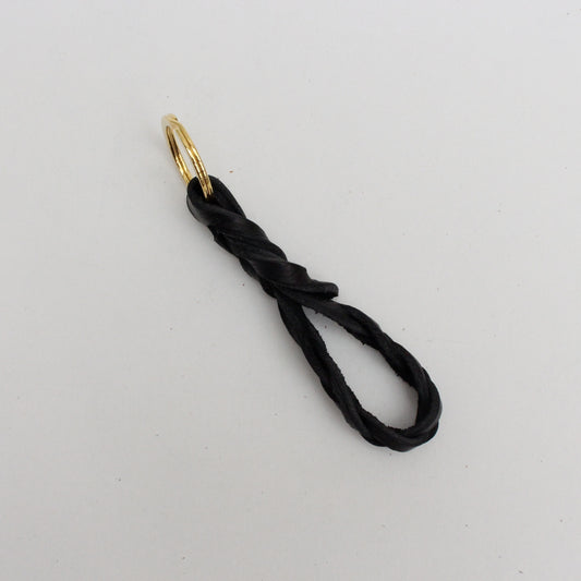 Buscot Plaited Key Loop - Black