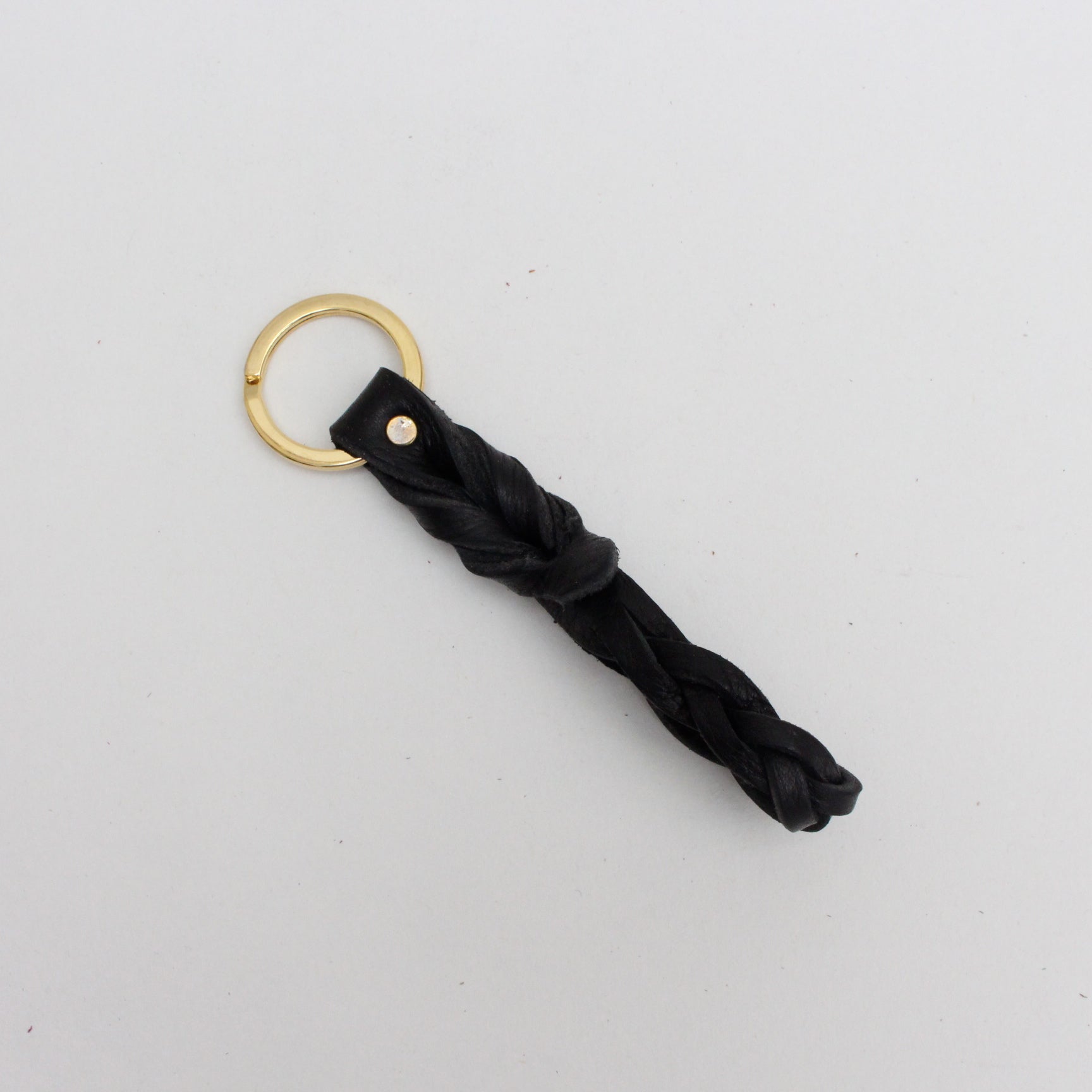 Buscot Plaited Key Loop - Black