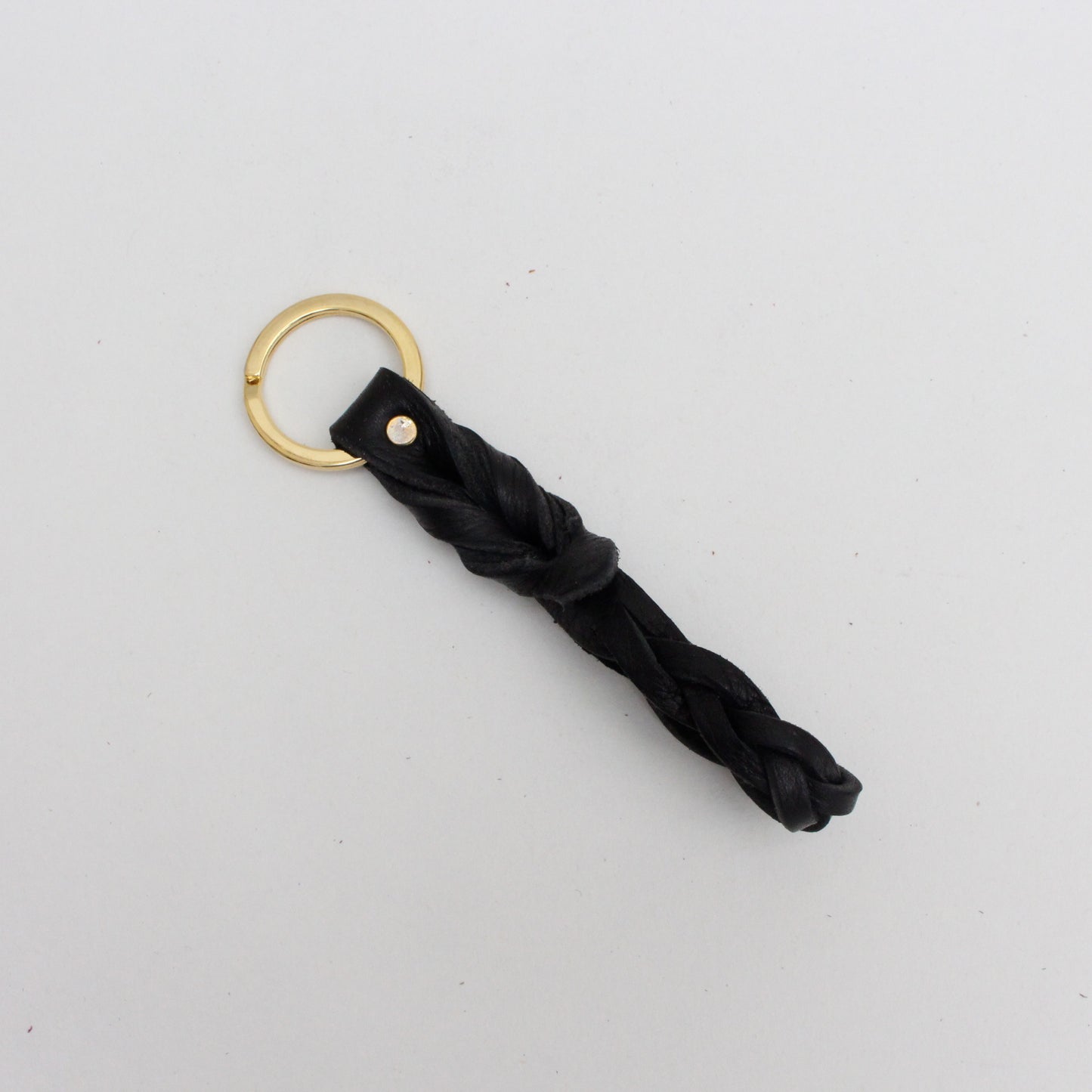 Buscot Plaited Key Loop - Black