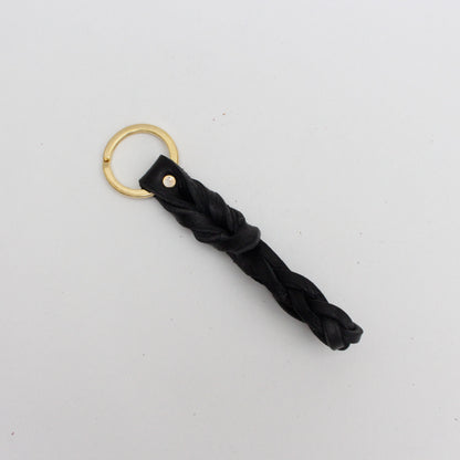 Buscot Plaited Key Loop - Black
