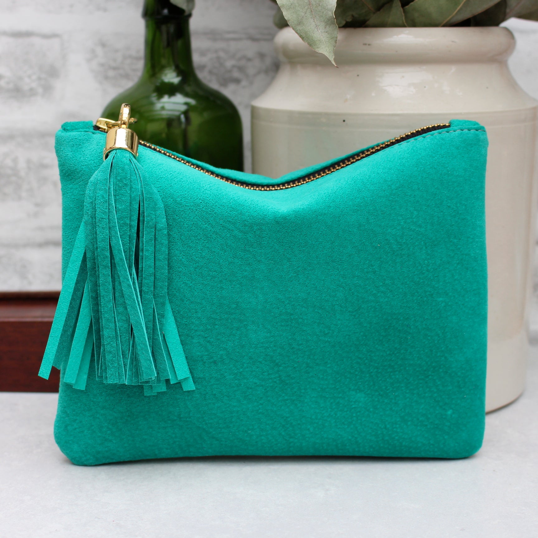 Betsy Mini - green suede