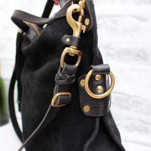 Delilah Crossbody Bag - Black Leather