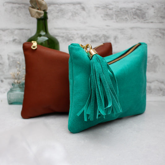 Betsy Mini - green suede