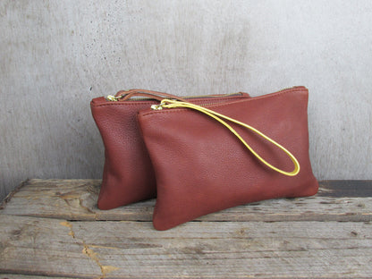 Moreton Leather Pouch -Tan