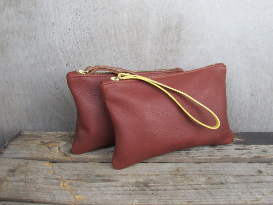 Moreton Leather Pouch -Tan