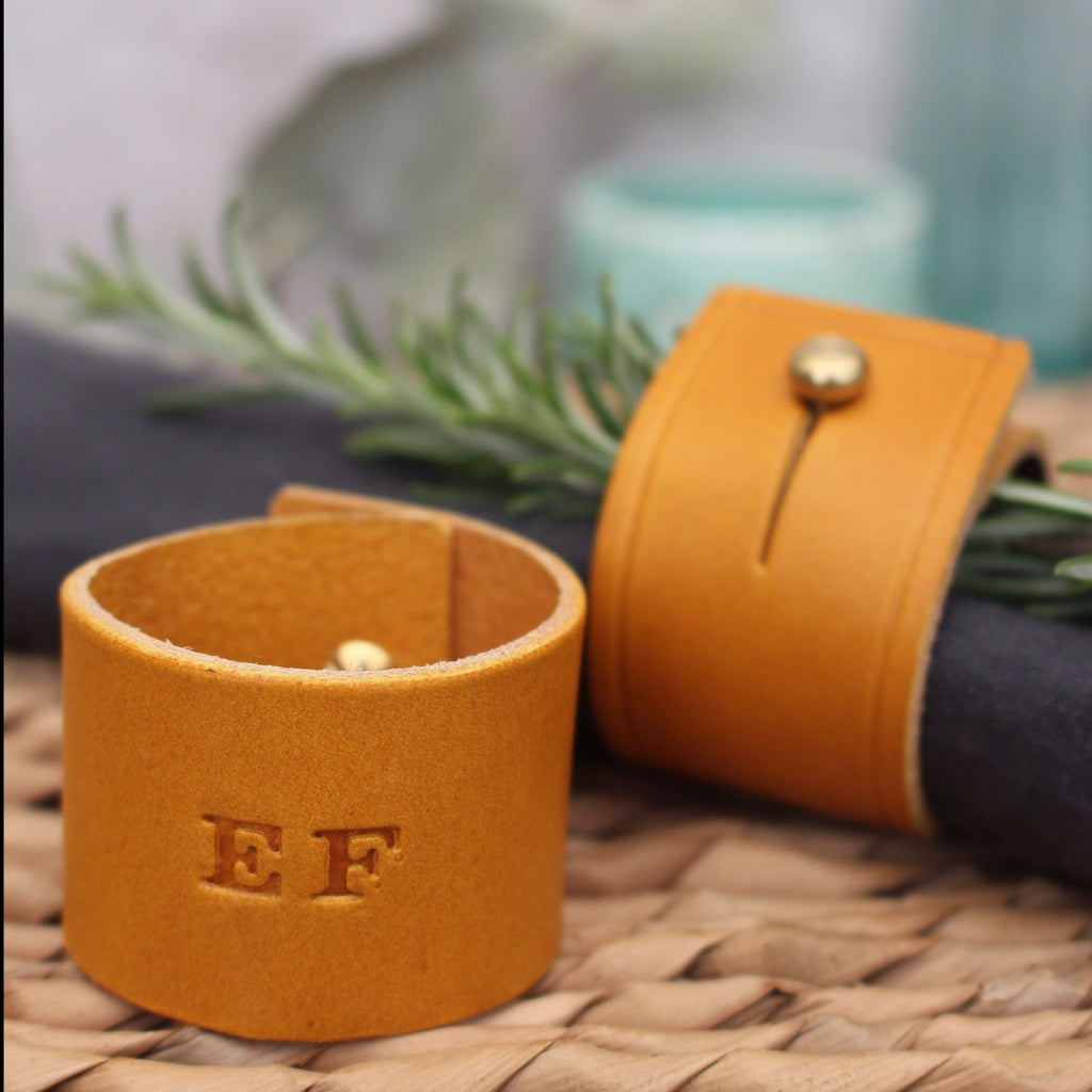 Personalised Leather Napkin Ring