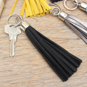 Swinbrook Tassel Keyring - Leather - Various Colours