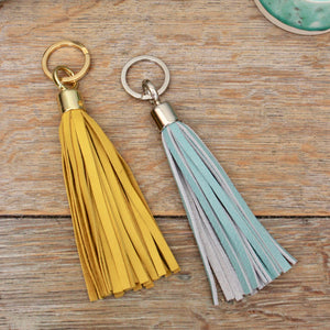Swinbrook Tassel Keyring - Leather - Various Colours