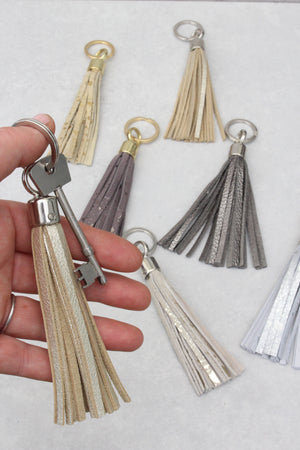Swinbrook Tassel Keyring - Leather - Various Colours