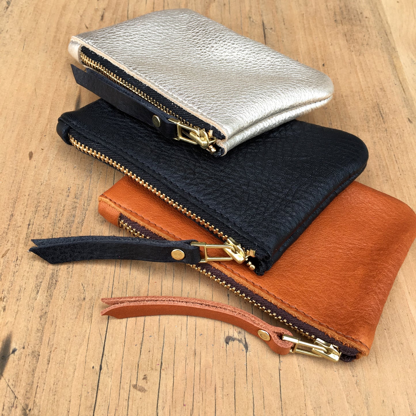 Foxcombe Coin Purse - Black Leather