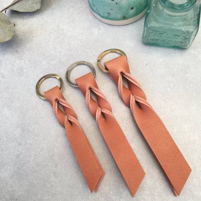 Twist Keyring - Nude Pink