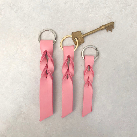 Twist Keyring - Rose Pink