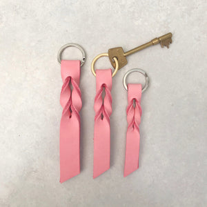 Twist Keyring - Rose Pink
