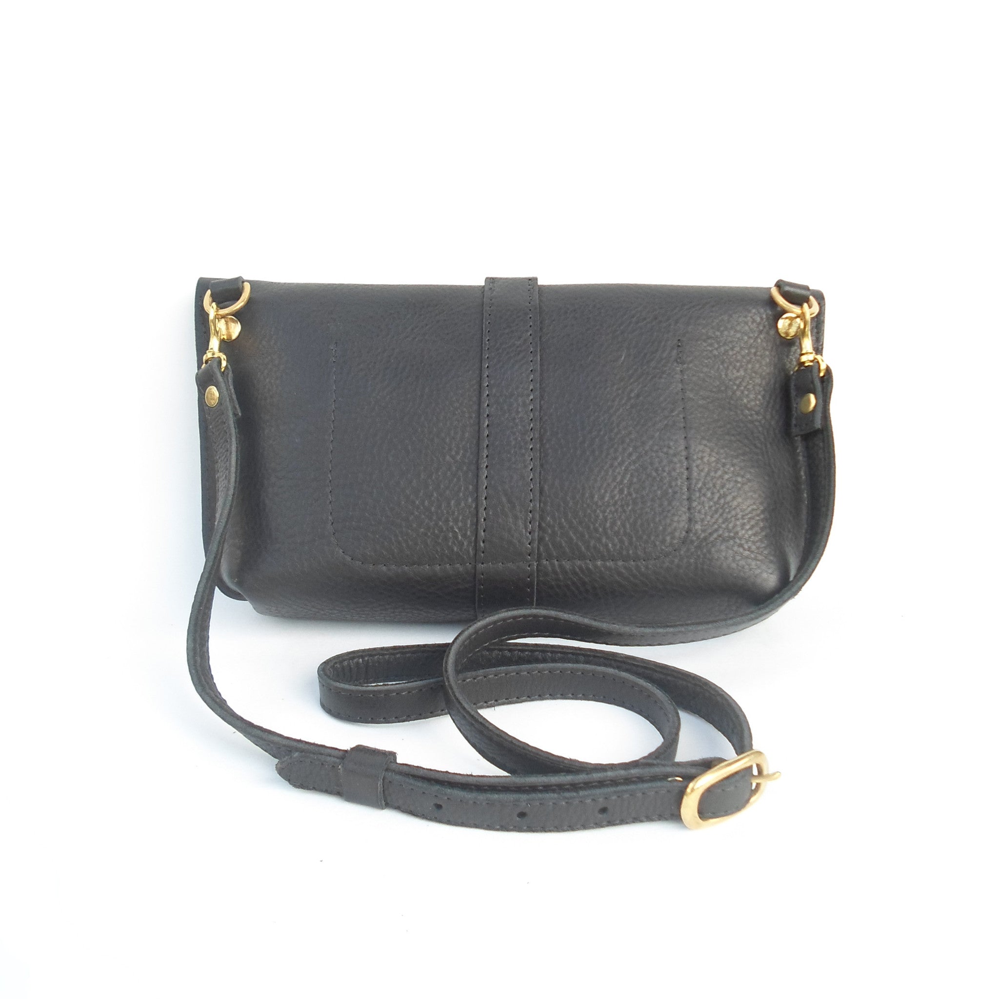 Dorothy Shoulder Bag - Black Leather
