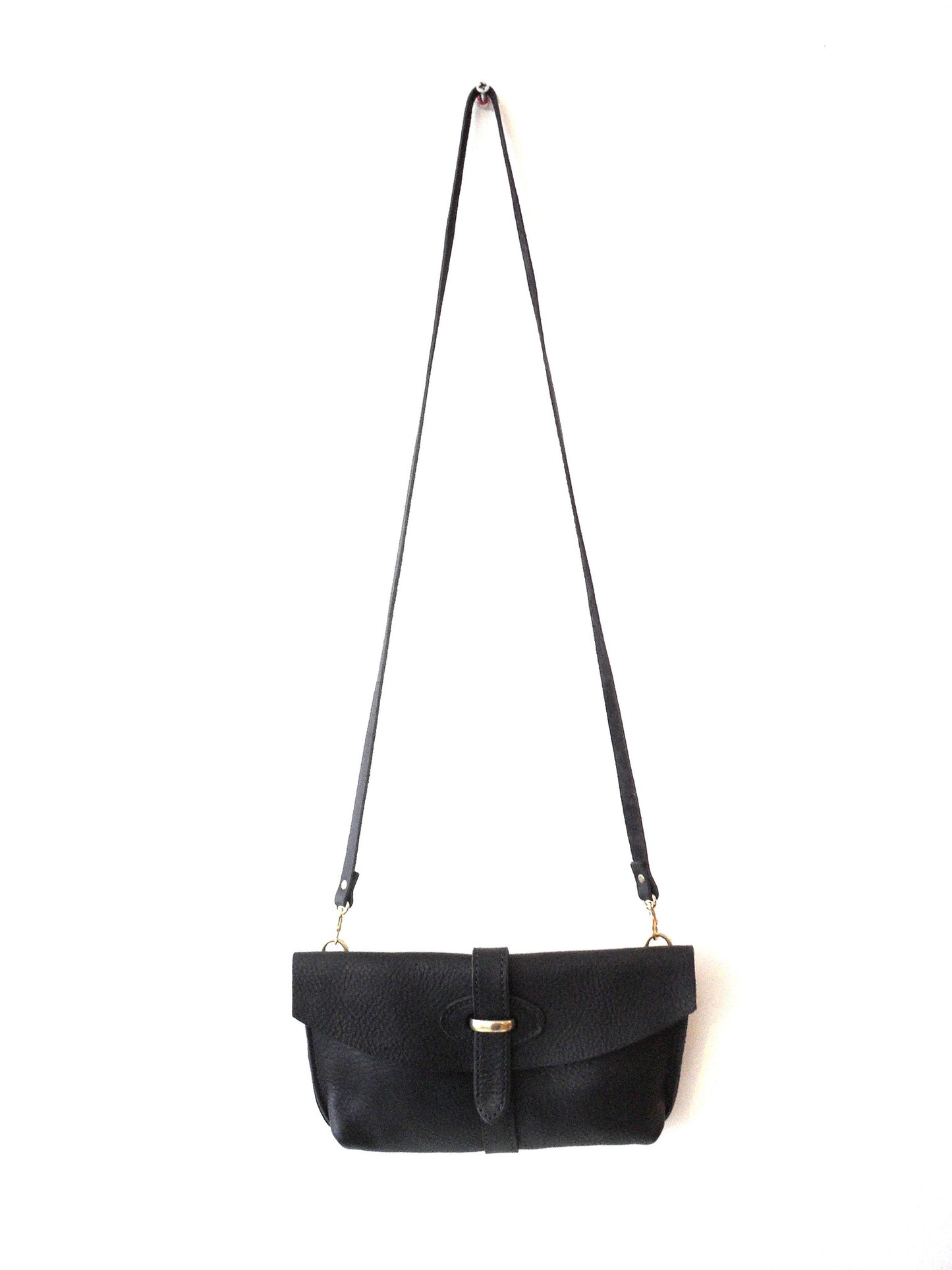 Dorothy Shoulder Bag - Black Leather