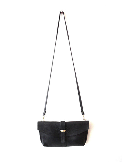 Dorothy Shoulder Bag - Black Leather