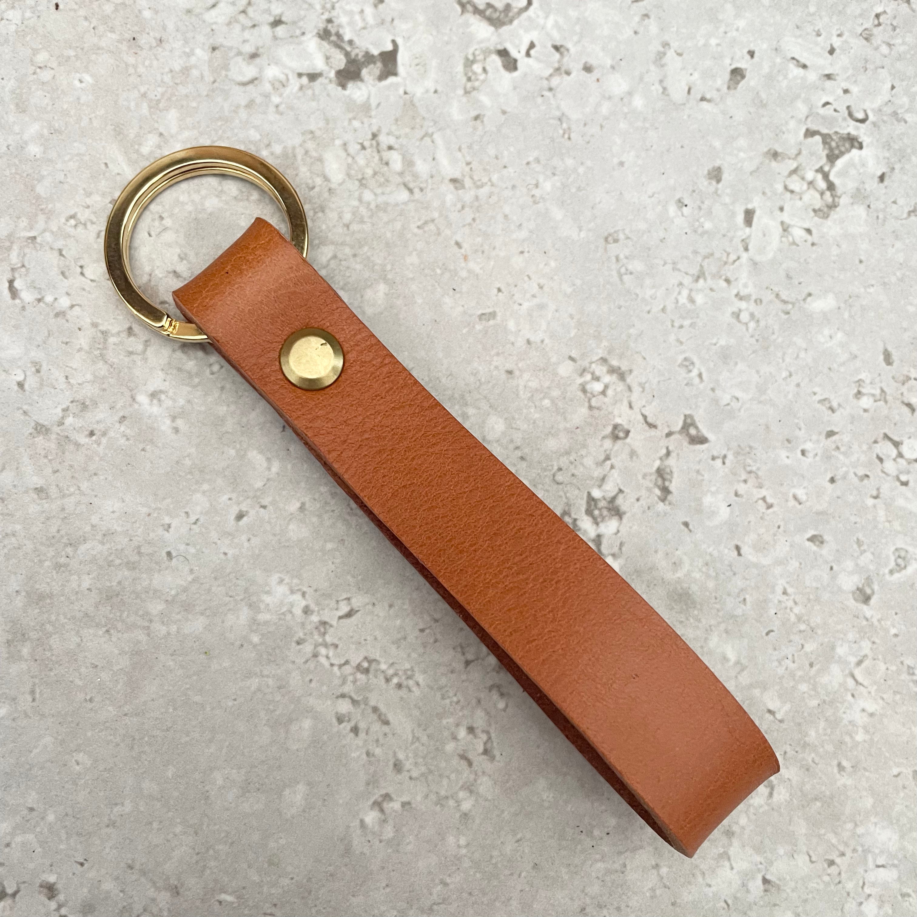 Loxley Loop Keyring - Whisky Leather