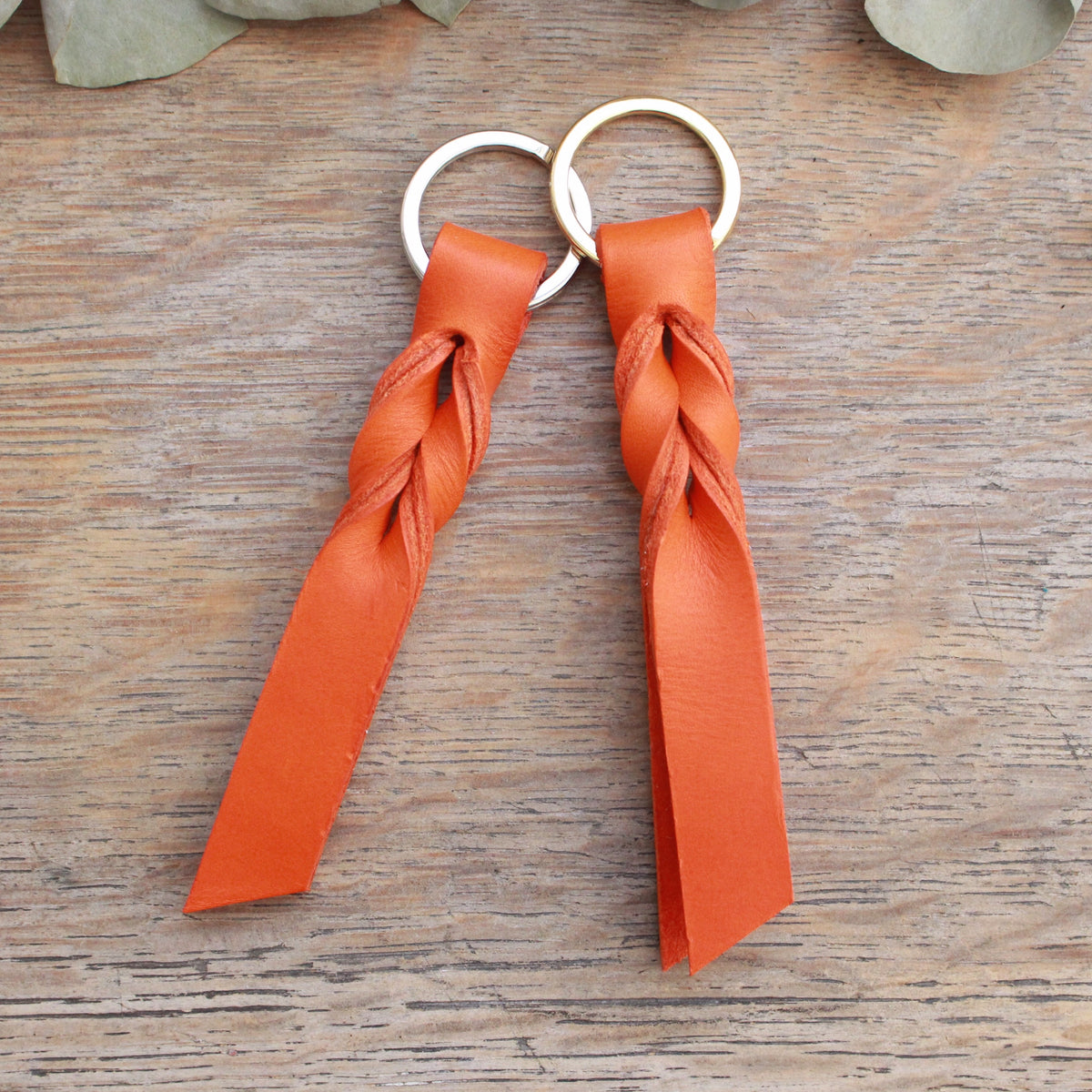 Twist Key Rings Twist Keyring - Orange – Miller and Jeeves