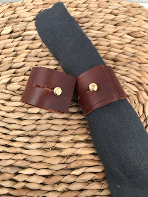 Personalised Leather Napkin Ring
