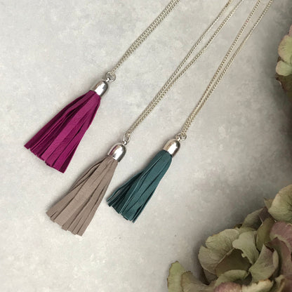 Tassel Necklace - green