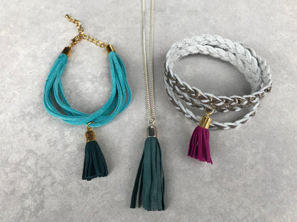 Varese Tassel Bracelet - lavender/ purple