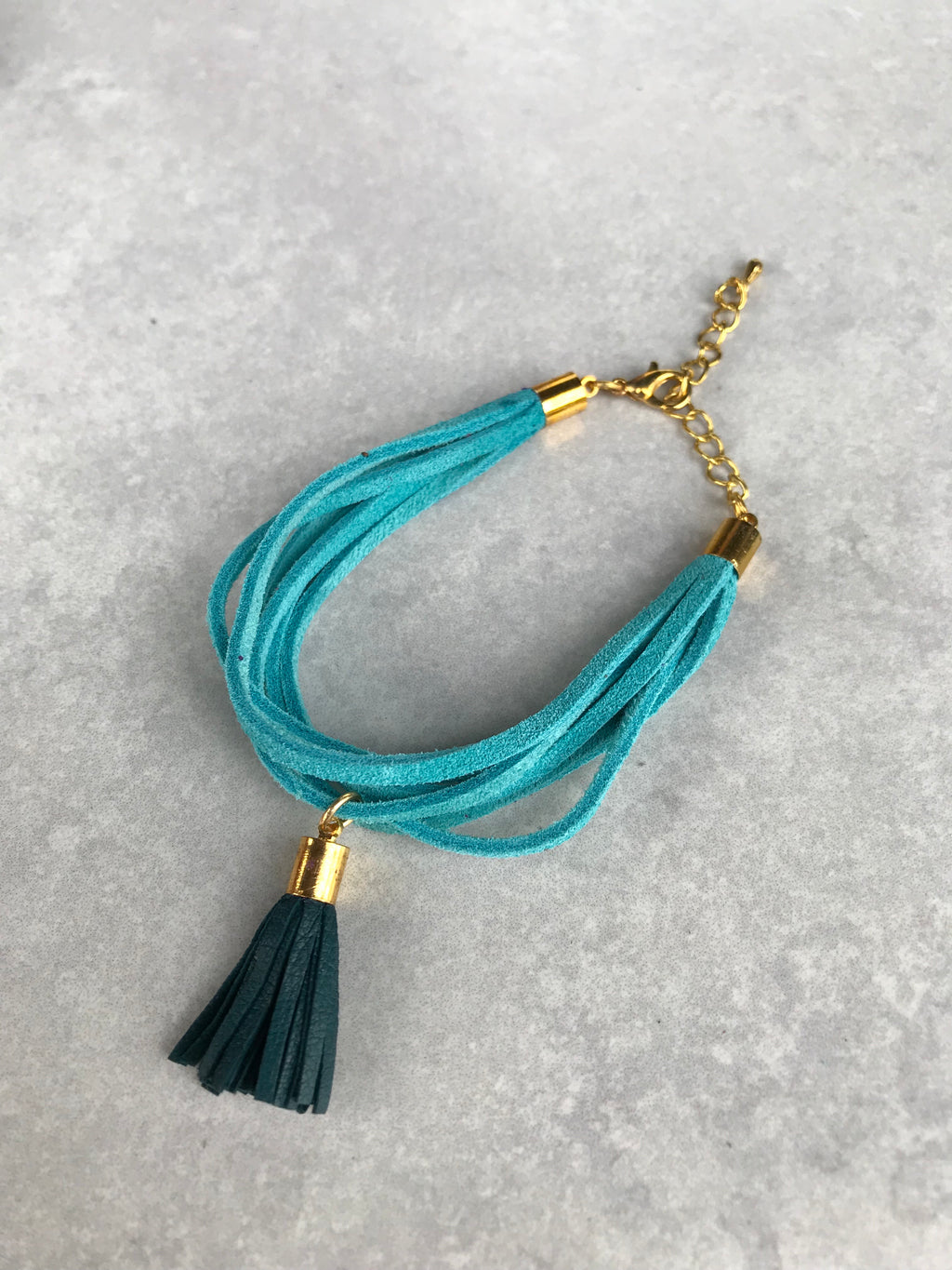 Varese Tassel Bracelet - turquoise/teal