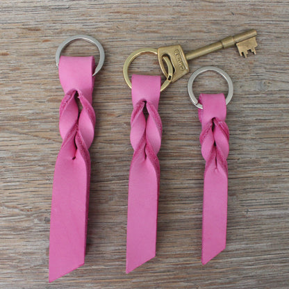 Twist Keyring - Hot Pink